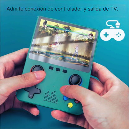 consola portatil retro con más de 10000 juegos